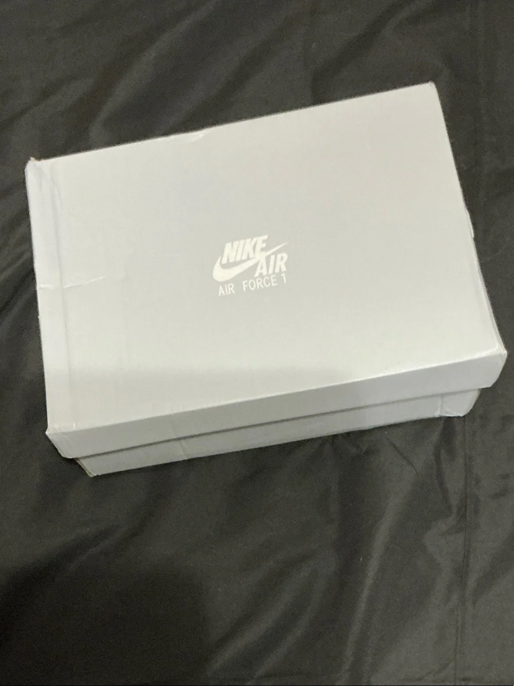 Nike Air Force 1 Box - Gray with White Logo